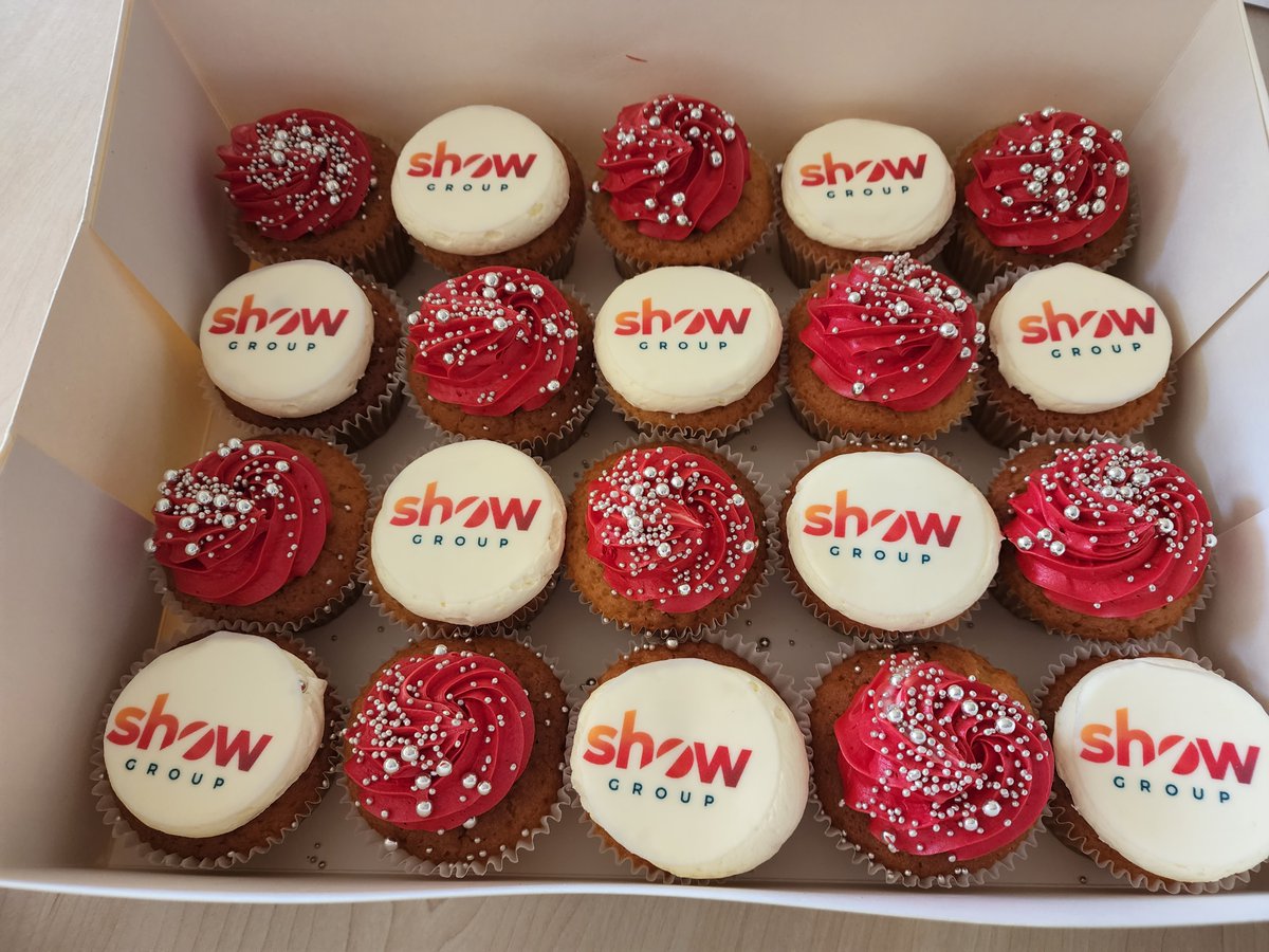 showgroup's tweet photo. This week, our Sydney team celebrated the launch of our brand new logo and website with some delicious treats! Thank you for the positive feedback we've received, we appreciate the support and look forward to working closely with you for your upcoming #productiontravel and tours! https://t.co/bszt6pVyvI
