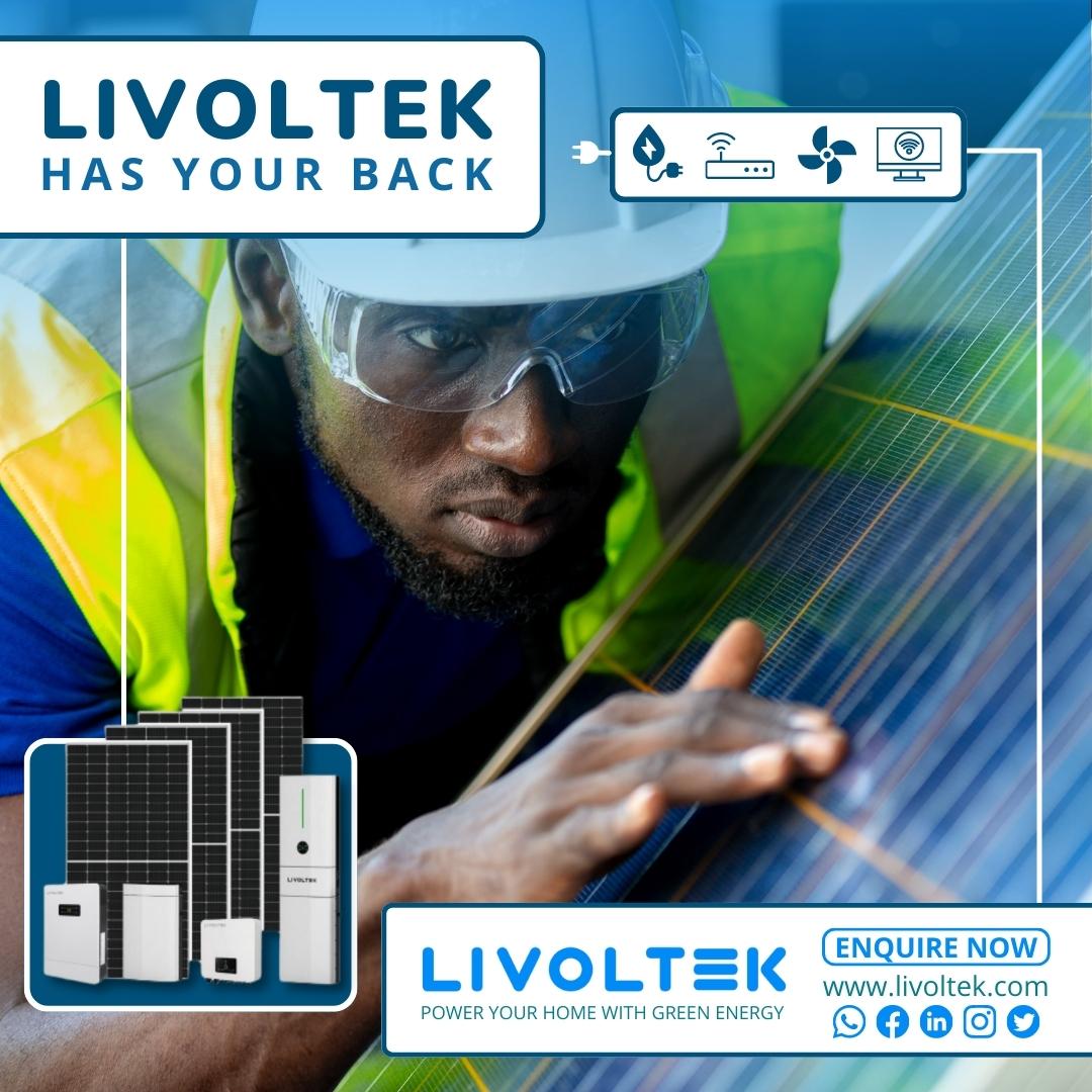 LivoltekSA's tweet photo. Livoltek has your back and a business partner you can trust.
#WeHaveYourBack #Livoltek #LivoltekSA #SolarPower #SolarSystem #SolarEnergy #GoGreen #SolarPanels #SolarPanelsForSale #SolarShop #SolarPlant #SolarCompany #SolarCompanyInSouthAfrica https://t.co/4lbqdsgXM6