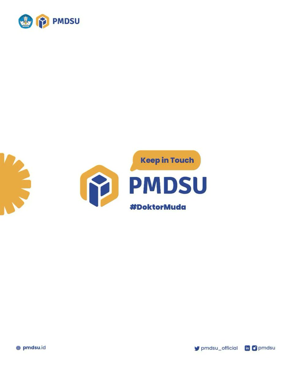 Halo #DoktorMuda! 

Berikut pedoman beasiswa PMDSU bagi Perguruan Tinggi Penyelenggara, Program Studi, dan Promotor #PMDSU.

#PKPI #Kemdikbud #FastTrack #ManagemenTalenta #PrioritasNasional #DitjenDikti #ScholarshipDoktorMuda #Ditdaya #Beasiswa