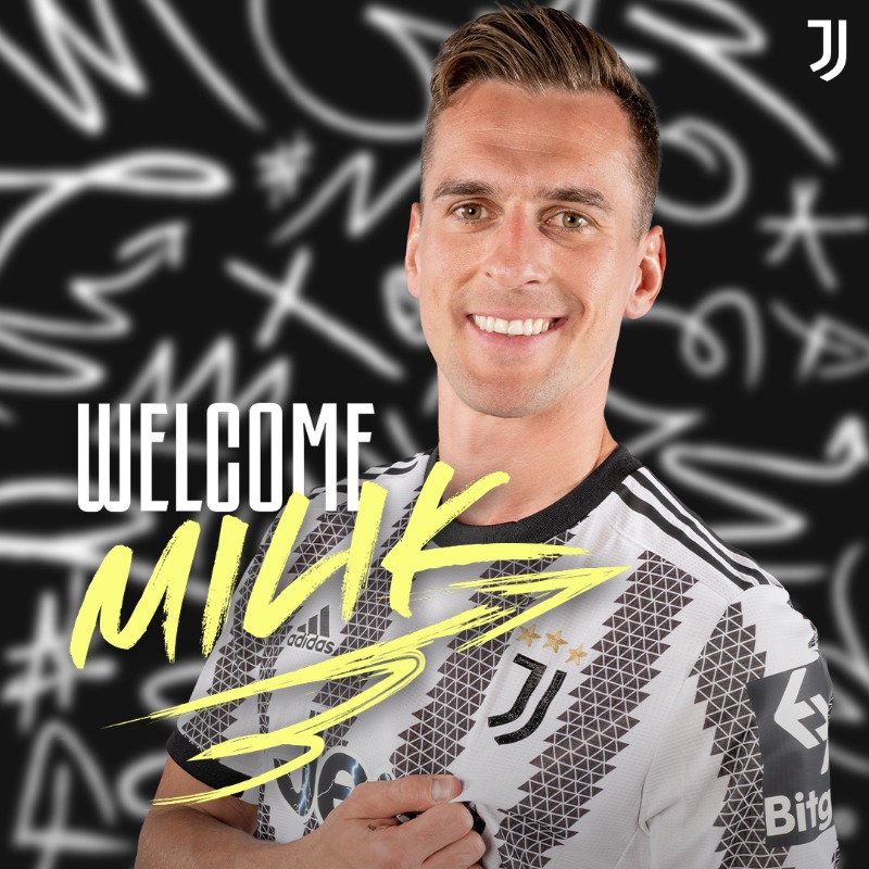 juventusfc's tweet photo. 𝐎𝐅𝐅𝐈𝐂𝐈𝐀𝐋 ✅ @arekmilik9 ⚪️⚫️

#WelcomeMilik