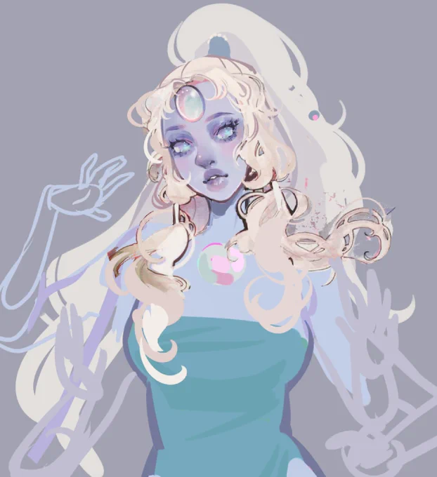 went back to an oooooold opal picin a mood :-)#wip 