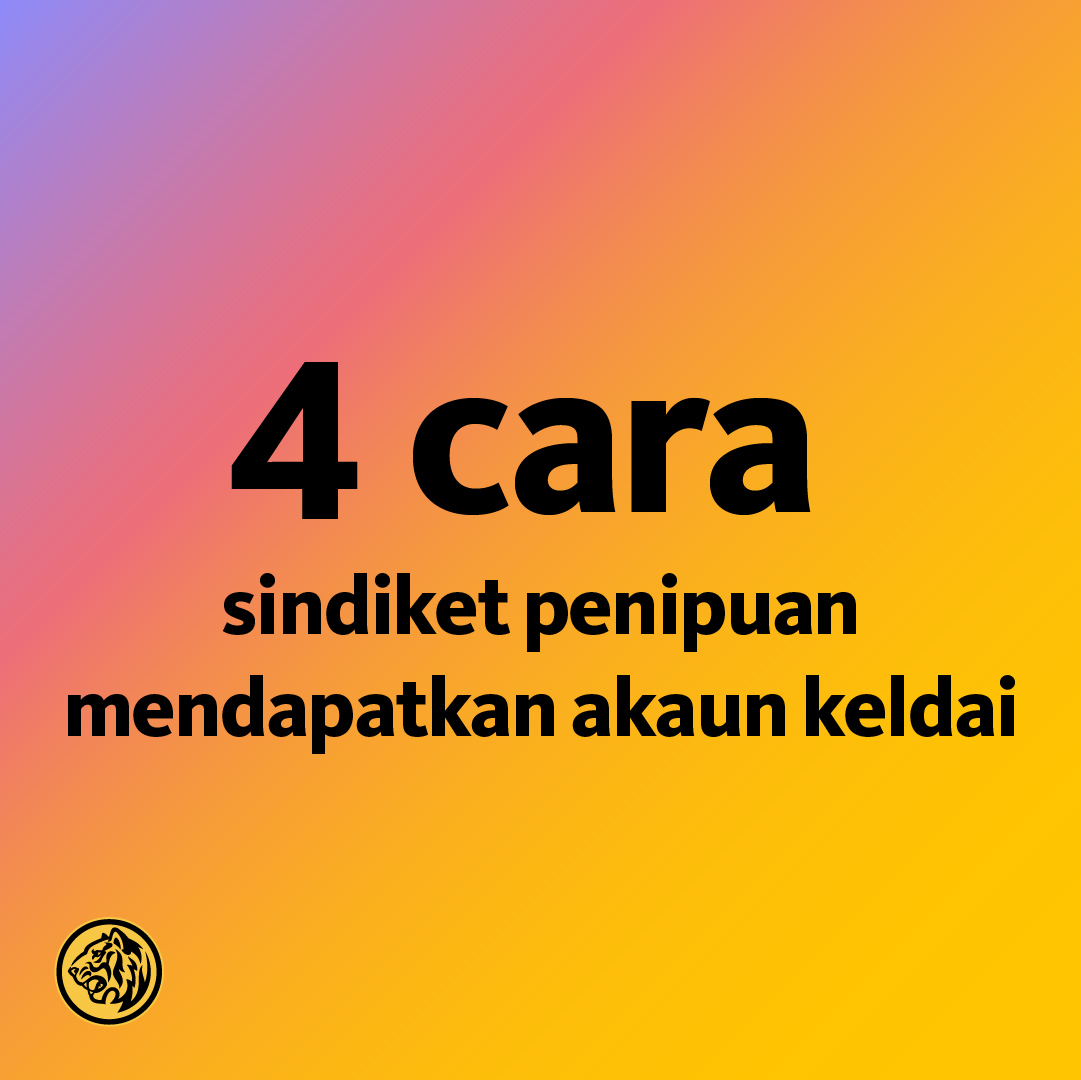 MyMaybank's tweet photo. Scammer penipuan merahsiakan identiti mereka dengan menipu anda untuk menjadi keldai akaun. Klik imej dan baca bebenang🧵 untuk mengesan penipuan! #MacamYesMaybeNot 

Hubungi Fraud Hotline Maybank di 03-58914744 jika anda perlukan bantuan. Maklumat lanjut: https://t.co/yJboDeWqqh https://t.co/CQM9FH95Z4