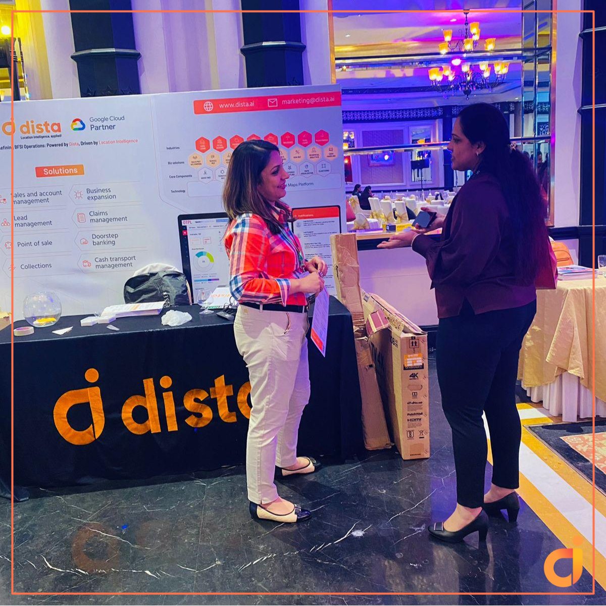 Dista_AI's tweet photo. We had a fantastic time at the BFSI Next 2022. #TeamDista met several tech leaders and industry experts at the conference.
Here's a glimpse of the conference.

#BFSINEXT #NetNex #BFSITechnologies #SmartBanking #AI #salesenablement #Dista #DistaSales

@NetnexG https://t.co/yVTiYzaCG1