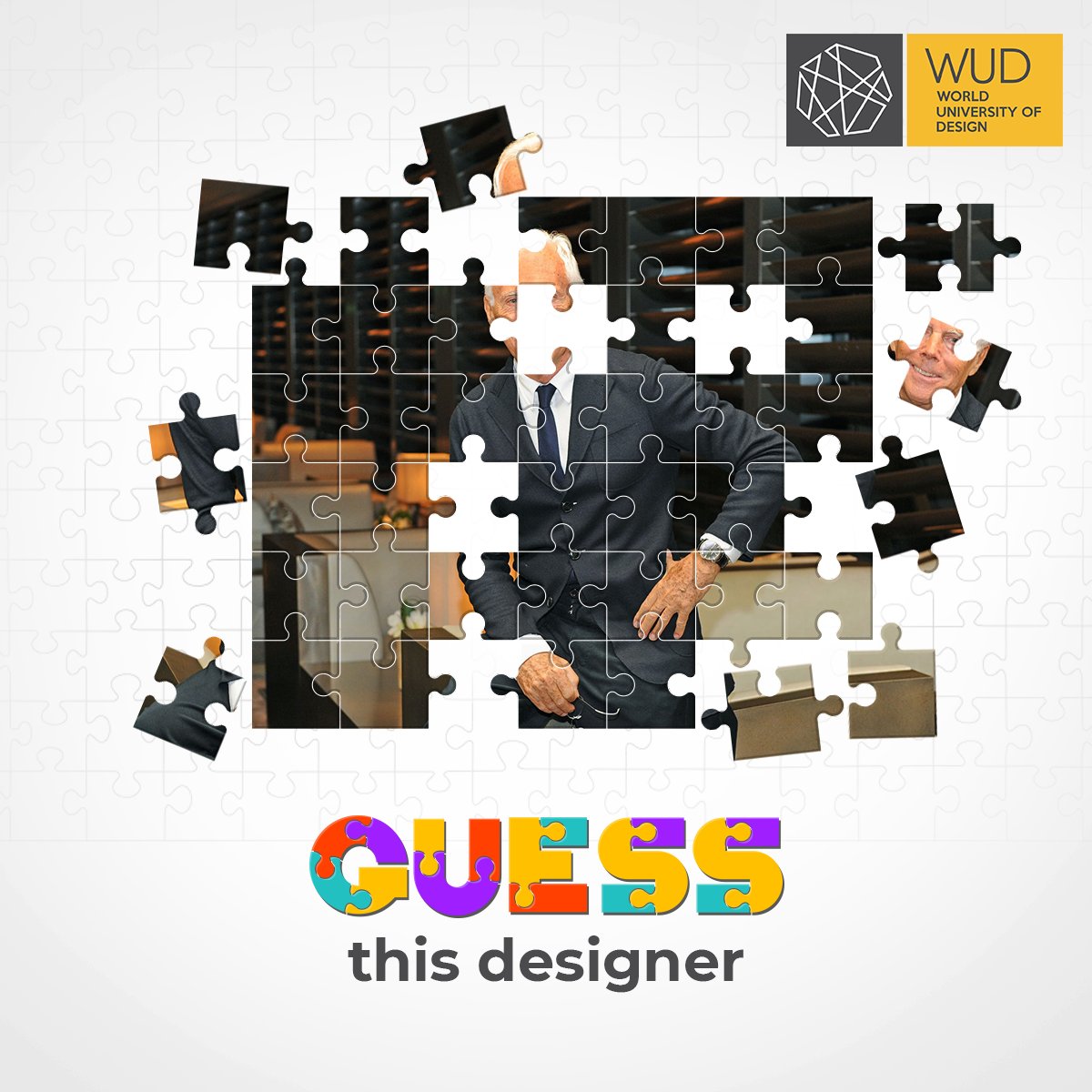 A hint for the fashionista at the guesswork. He created a dress for Richard Gere in the thriller; #AmericanGigolo. Share your answers in the comments section below. 🤔

#WUD #GameTime #GuessTheDesigner #Sonipat  #DesignUniversity #GuessWho