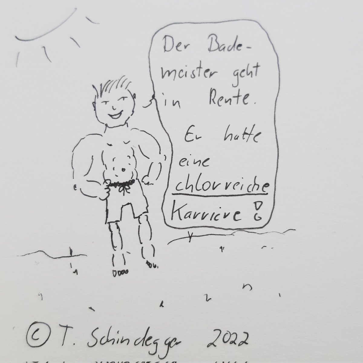 Nasentroll's tweet photo. #Spruch des Tages. 🌞🏊‍♀️🏊‍♂️

#Cartoon @RetweetRoyal #Funfreitag #Freitag https://t.co/1YjQvTTedt
