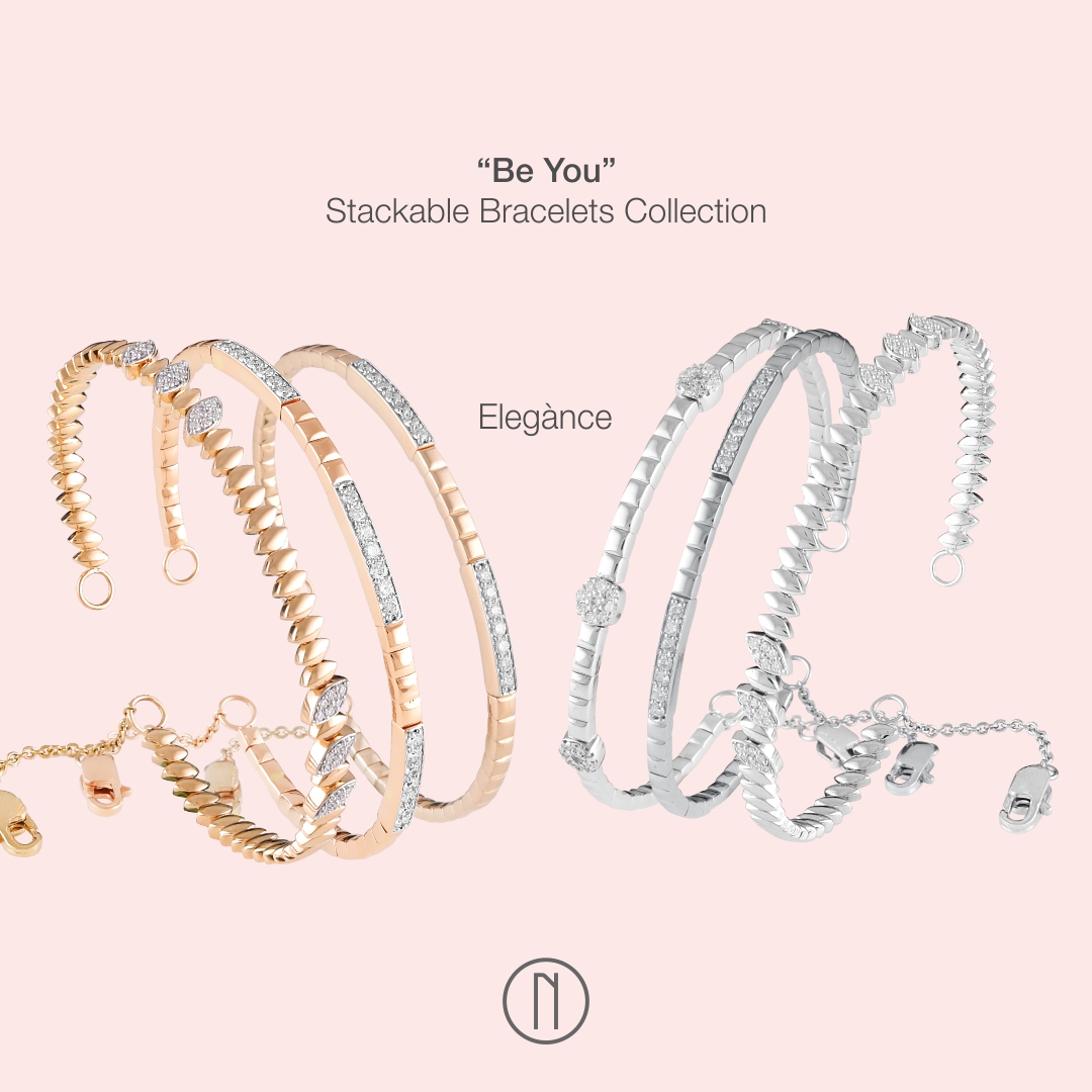 Wear it to office, cocktail party or any causal meet. Our "Be You" - Stackable Bracelets fit everywhere!
By the Modernist Traditionale Luxury Designer Brand <a href="/narayanjewels/">Narayan Jewellers</a> by Ketan Chokshi &amp; Jatin Chokshi !
Shop this new Elegance range and many more at narayanjewellers.com 💎