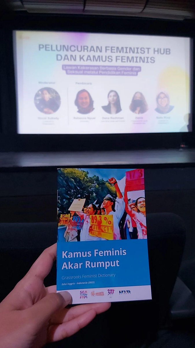 Selamat teman-teman <a href="/jakartafeminist/">Jakarta Feminist</a> atas peluncuran Kamus Feminis 💜