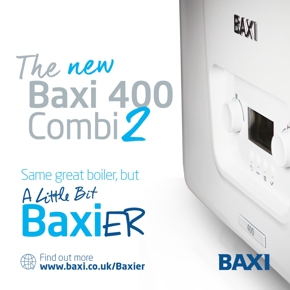 The Baxi 400 Combi 2 - Higher outputs up to 30kW, LPG models and brass hydraulics as standard -  The same great boiler, just #ALittleBitBaxier, check it out!

fal.cn/3rmcP