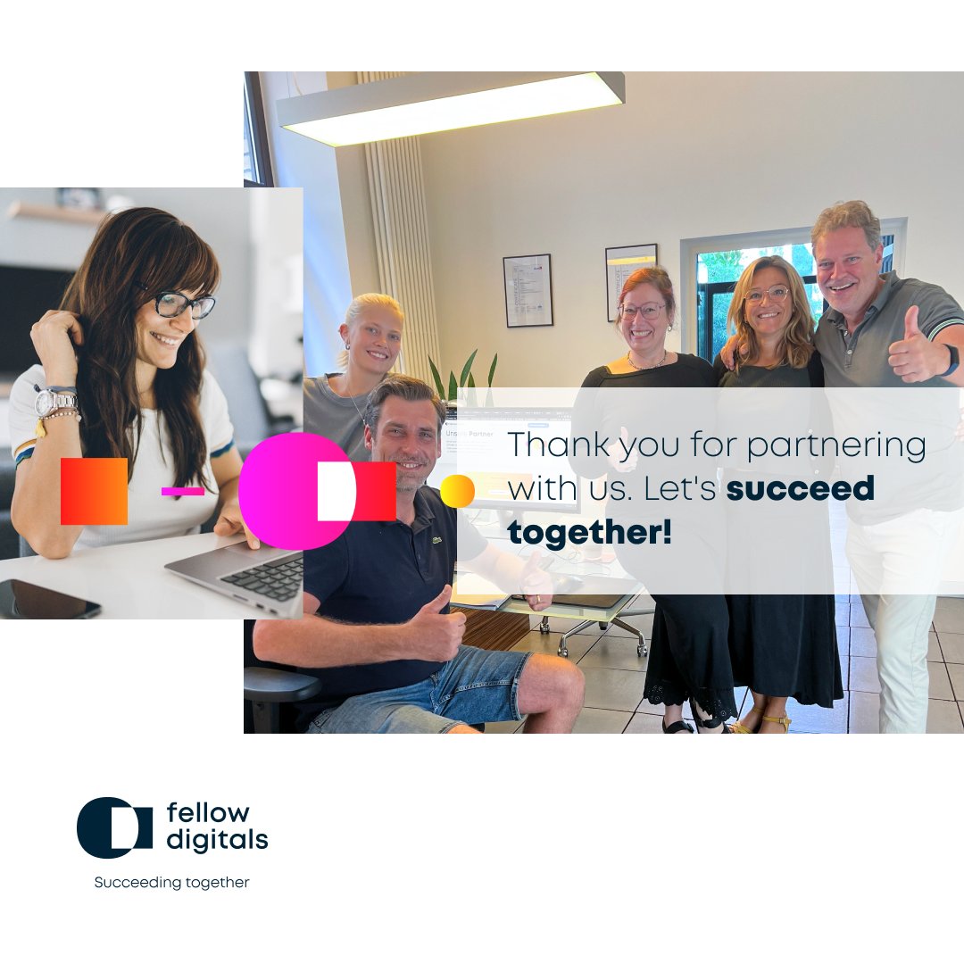 Fellow_Digitals's tweet photo. A big shoutout to all our partners!🥂Thank you for partnering with us! 🙌🏽
https://t.co/NQYTk3OYa7
#fellowdigitals #appreciationpost #partnership #collaboration #greatpartners #workingtogetherfortomorrow #thanksforeverything #futureofwork #employeeexperience #succeedingtogether https://t.co/us1vYx4ol7