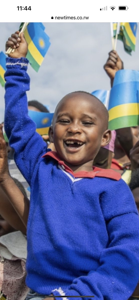 DavidHimbara's tweet photo. General Kagame’s supporters are getting younger and younger! https://t.co/NldV1S9yww