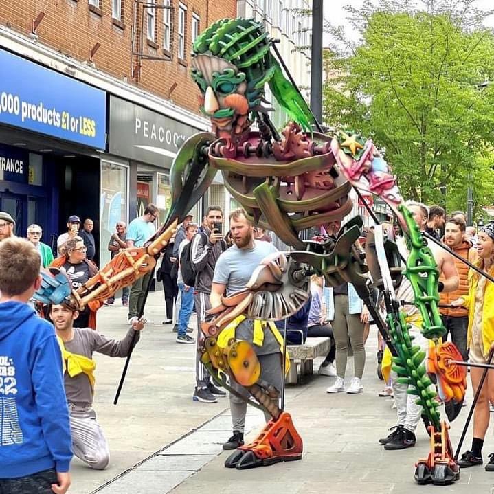AdamTowndrow's tweet photo. @AutinDT’s Out of the Deep Blue will be at @ShambalaFest and @GDIFestival this weekend. Love the show, you can buy the book.  https://t.co/ogtdT0D3Tg.. https://t.co/NQEEjQ5W1S