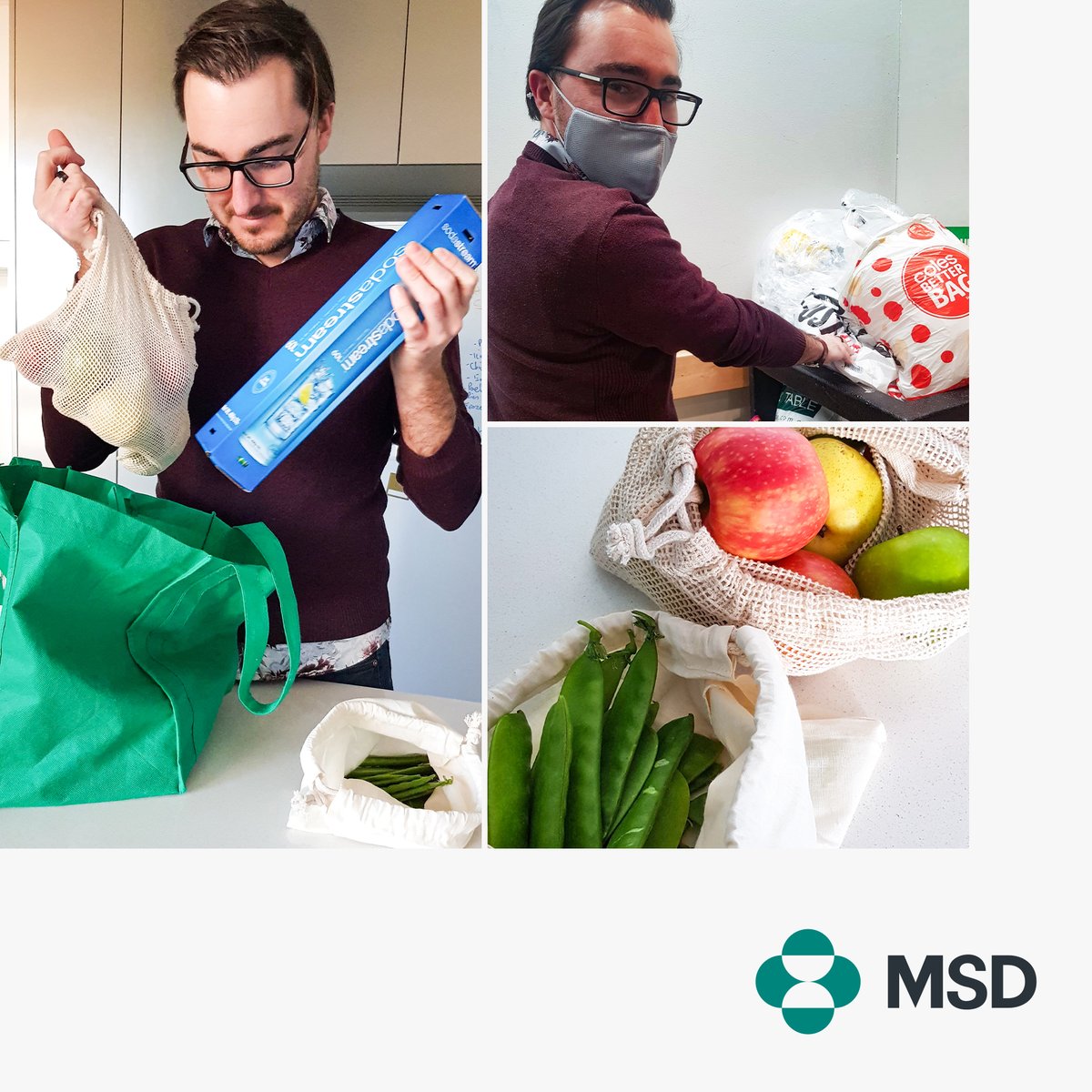 Helping #people & the #planet stay #healthy, including steps at home to reduce waste, is what gets Daniel out of bed in the morning. See highlights from our ESG Progress Report to learn how all of us at MSD make a difference for the environment: msd.com/stories/find-o… #WeAreMSD
