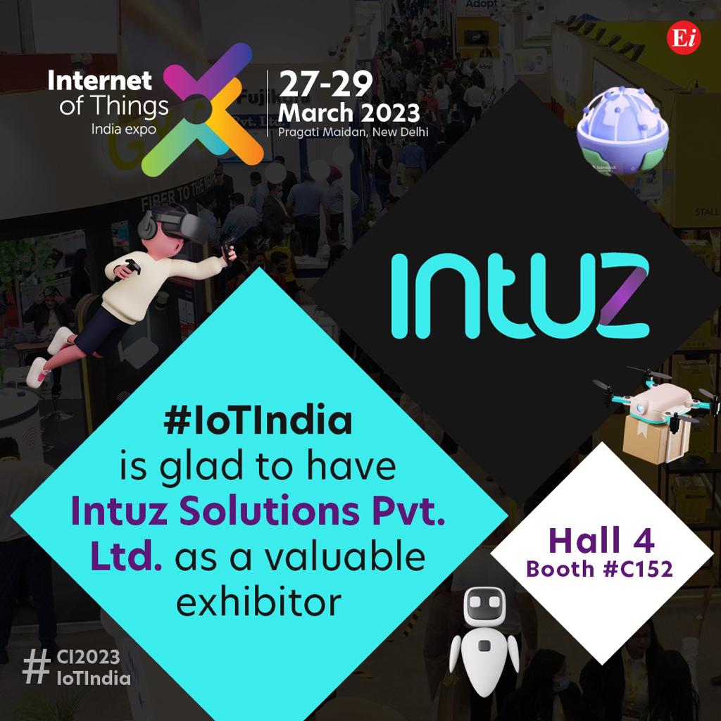 aibharatexpo's tweet photo. #Intuz is a leading global digital transformation agency providing cutting-edge #SoftwareDevelopment services on #Mobile, #Web, #IoT, &amp; #Cloudflare.

At #IoTIndiaExpo, we are elated to have them as a valuable exhibitor.

To join the expo, visit - https://t.co/2ofPPSz96M

#CI2023 https://t.co/iE9b9KTXth