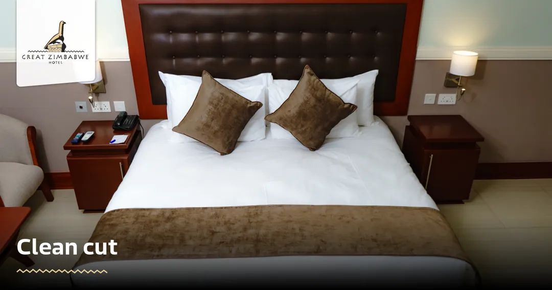 Which side of the bed is yours? Join us for a laid-back country experience!​

 Email us ​

 on reservations@gzim.africansun.co.zw to make a booking.​
 #Adventure #GreatZimbabweHotel