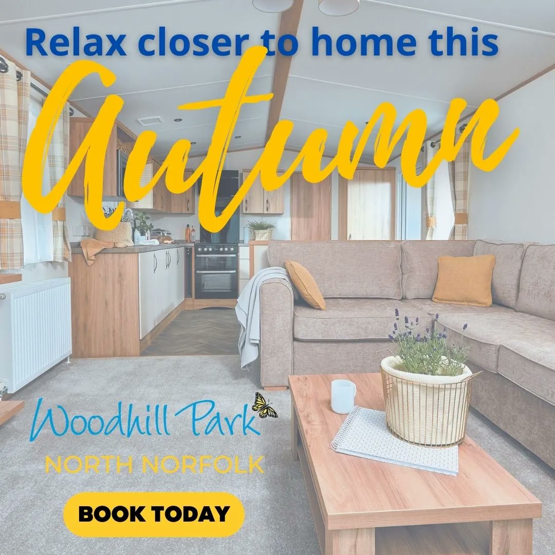 Holidays by the sea...we're an ideal place to enjoy an Autumn break - no need to go abroad to see the sea - our stunning clifftop location in North Norfolk provides the perfect backdrop for a seaside break this September and October. buff.ly/2O510Rm  #autumbreaks #october