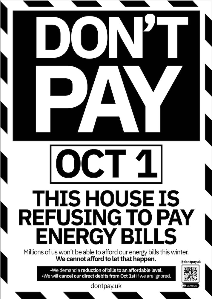 Alt_Bristol_'s tweet photo. Disgusted with @ofgem as they do the bosses &amp; Tories dirty work? Why not let them know - contact consumeraffairs@ofgem.gov.uk &amp; ring 020 7901 7295
put one of these up in your window!
#DontPayUK #TaxTheRich https://t.co/yFoidTPlQP