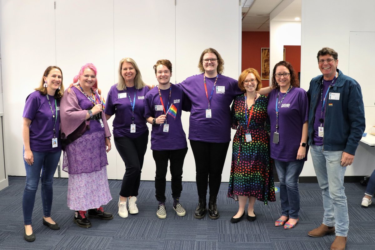 It's #WearItPurpleDay2022, and we've been sharing stories to create visibility for our LGBTI+ youth, so they feel seen and supported. 💜 🌈 

Providing inclusive environments where you can be yourself is important and necessary for the wellbeing of our employees.