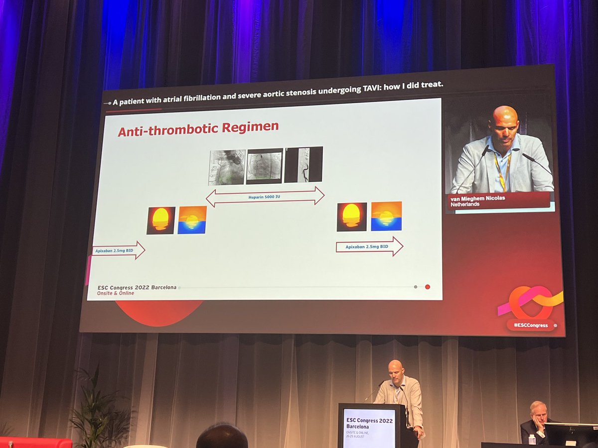KardiologieHH's tweet image. 5/ A patient with atrial fibrillation and severe aortic stenosis undergoing TAVI: #HowIdidIt!
by @drnvanmieghem

#ESCcongress 

@mirvatalasnag @franzone_anna
