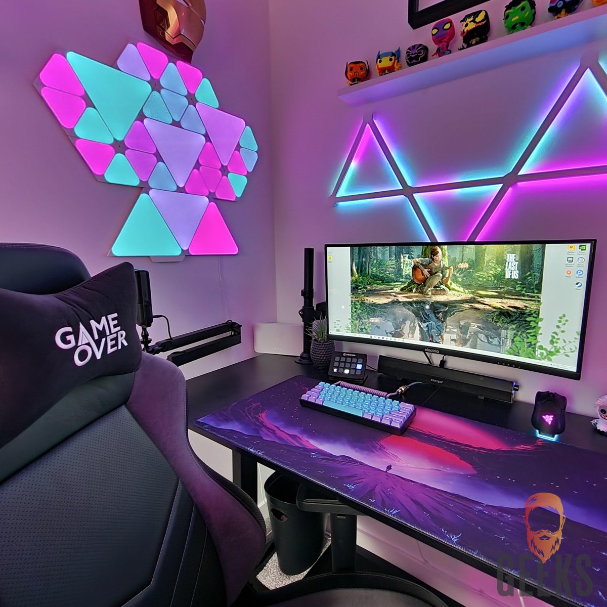 Game_OverUK's tweet photo. Thoughts so far? Saints Row Gamers: Gat out of Hell wastes no time💢😒

Sick Setup by @itsgeeks

#saintsrow #gamerelease #gamingwednesday #gaminginbacklog #gamingsetup #postlaunch #gameoveruk #gameoverchair https://t.co/t0TlljdMZn