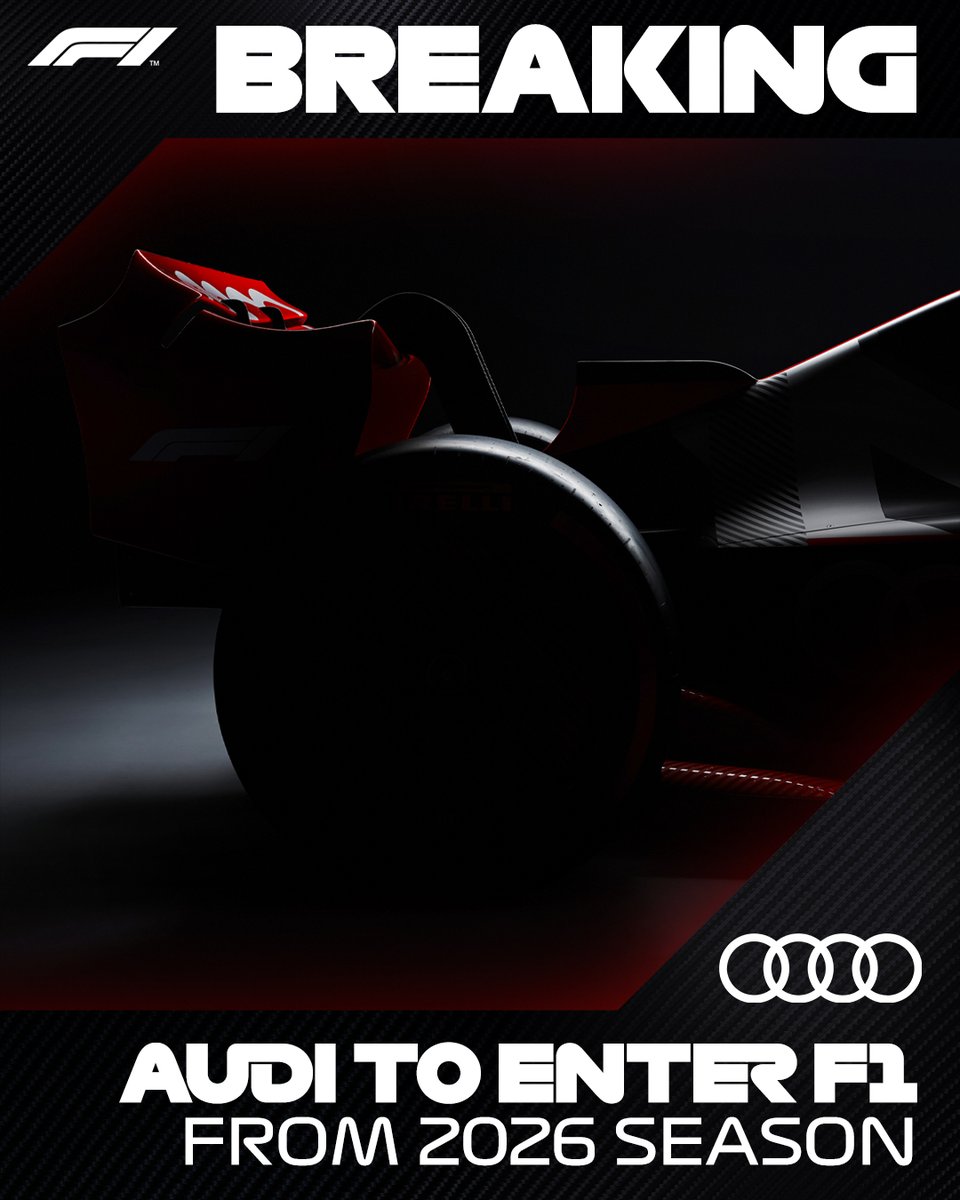 BREAKING: Audi will join Formula 1 in 2026! #F1