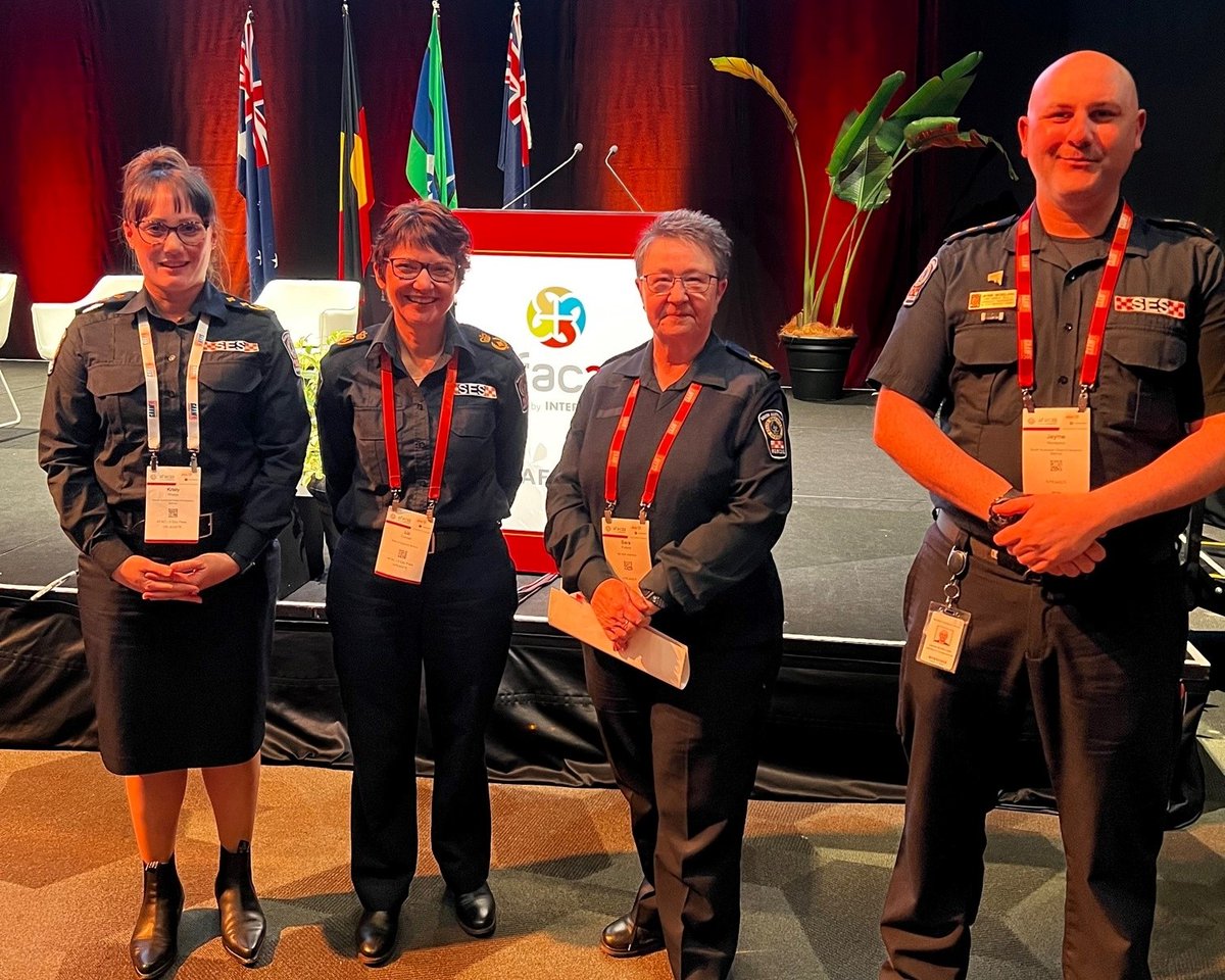 SA_SES's tweet photo. It’s been a big few days @SA_SES staff & volunteers @AFACnews 2022 Conference, where 4000 emergency personnel attended. Highlights include showcasing the SASES remote drone capabilities, exhibiting the All Terrain Vehicle & SASES leadership speaker panel presentations #AFAC2022 https://t.co/wxaZ7u6z9q