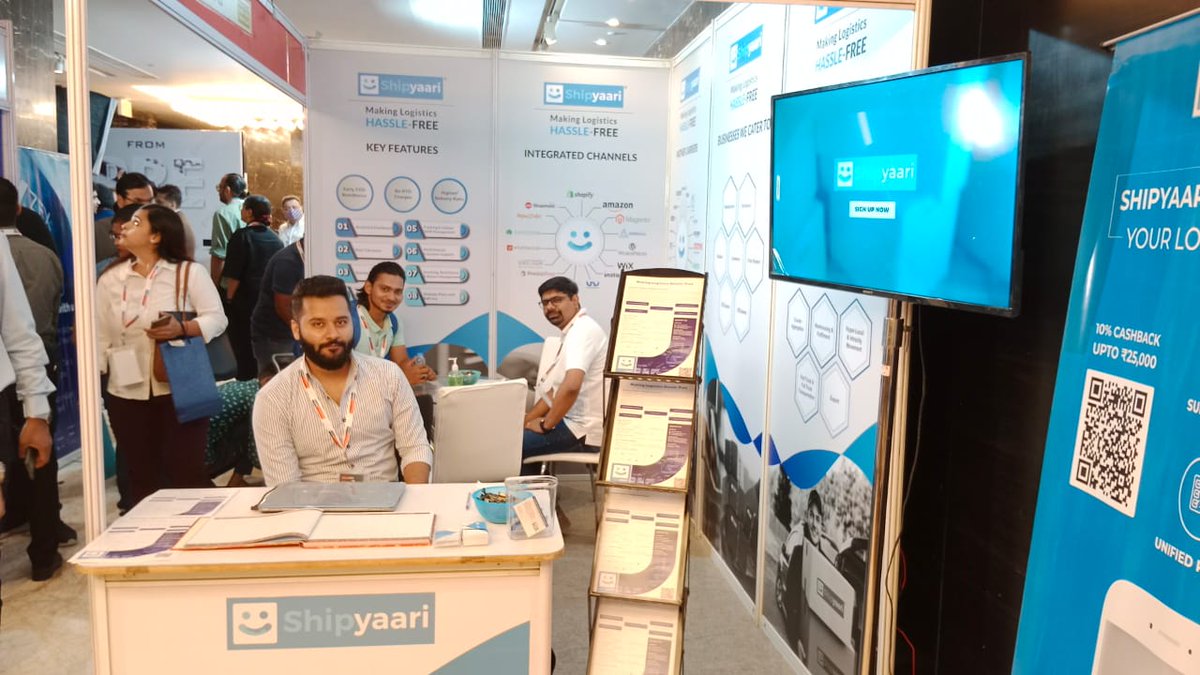 Shipyaari's tweet photo. It's show time for SHIPYAARI. Marking our presence at the India Ecommerce Show 2022. Let’s check out the highlights from the day. Visit https://t.co/kPVa8Wwr80 and sign up now.
#EcommerceShow #EcommerceShow2022 #Shipyaari #Logistics #Shipping #Delivery #GoodsDelivery #Event2022 https://t.co/xyZYzNxTLe