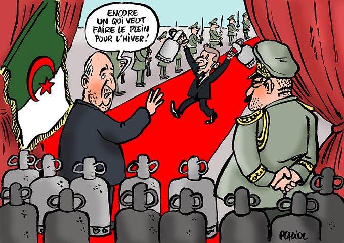 ma_ozdemir's tweet photo. "#Cezayir Cumhurbaşkanı Abdülmecid #Tebbun- Kış için gaz deposunu fullemek isteyen biri daha!"
#Macron'un Cezayir'e ani ziyareti, Rus gazından mahrum kalacak Avrupa'da alternatif #enerji kaynakları arayışı bağlamında yorumlanıyor. Şu an gündem demek enerji demek. Gerisi teferruat https://t.co/qKjQjMa73X