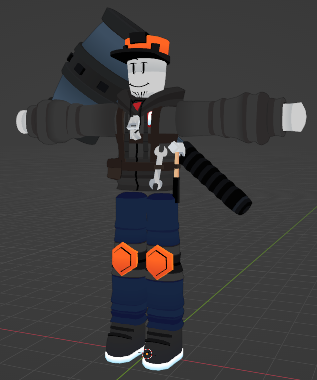 moved on X: builderman 🔨 im learning hands n feet 👍 #roblox