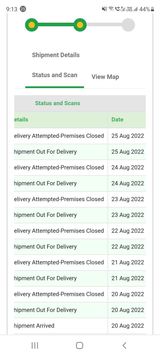prithabose's tweet photo. Dear @BlueDart_ My Fastag from @Paytm seems to come to my doorstep everyday but going back because I am not at premises, while I am at home. No calls from the delivery partner and your support numbers dont seem to work at all. Please refer to the screenshots below, and help me. https://t.co/CQh74xA5vP