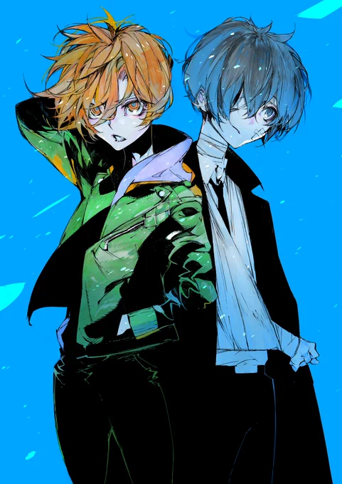『文豪ストレイドッグス太宰、中也、十五歳』少年エースにて次号開幕となります。今作を任せて頂けた事、大変感謝しております。持てる全力で十五歳の世界を漫画に紡いでまいります!目の前にいるあなた様に届きますように!!#文豪ストレイドッグス#太宰、中也、十五歳#青の時代 