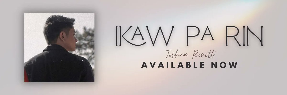 Ikaw Pa Rin by <a href="/joshuaronett/">Joshua Ronett 🎶 / Lulu</a> is available now in different digital streaming platforms! 

Download, stream, and listen now! ♥️