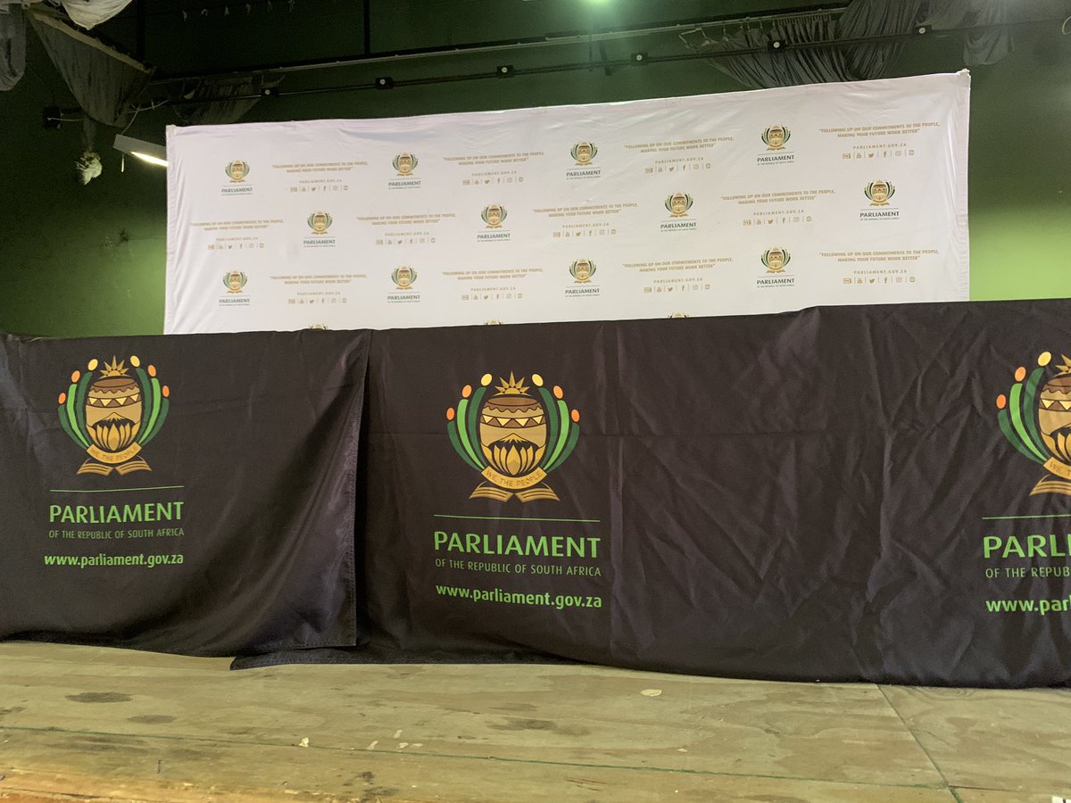 HealthSocClust's tweet photo. The stage is set for the first #PublicHearings on the #HousingProtectionBill in Limpopo. The PC on Human Settlements will hold three Public hearings in the Province @OtpLimpopo https://t.co/JkcxP2JoEa