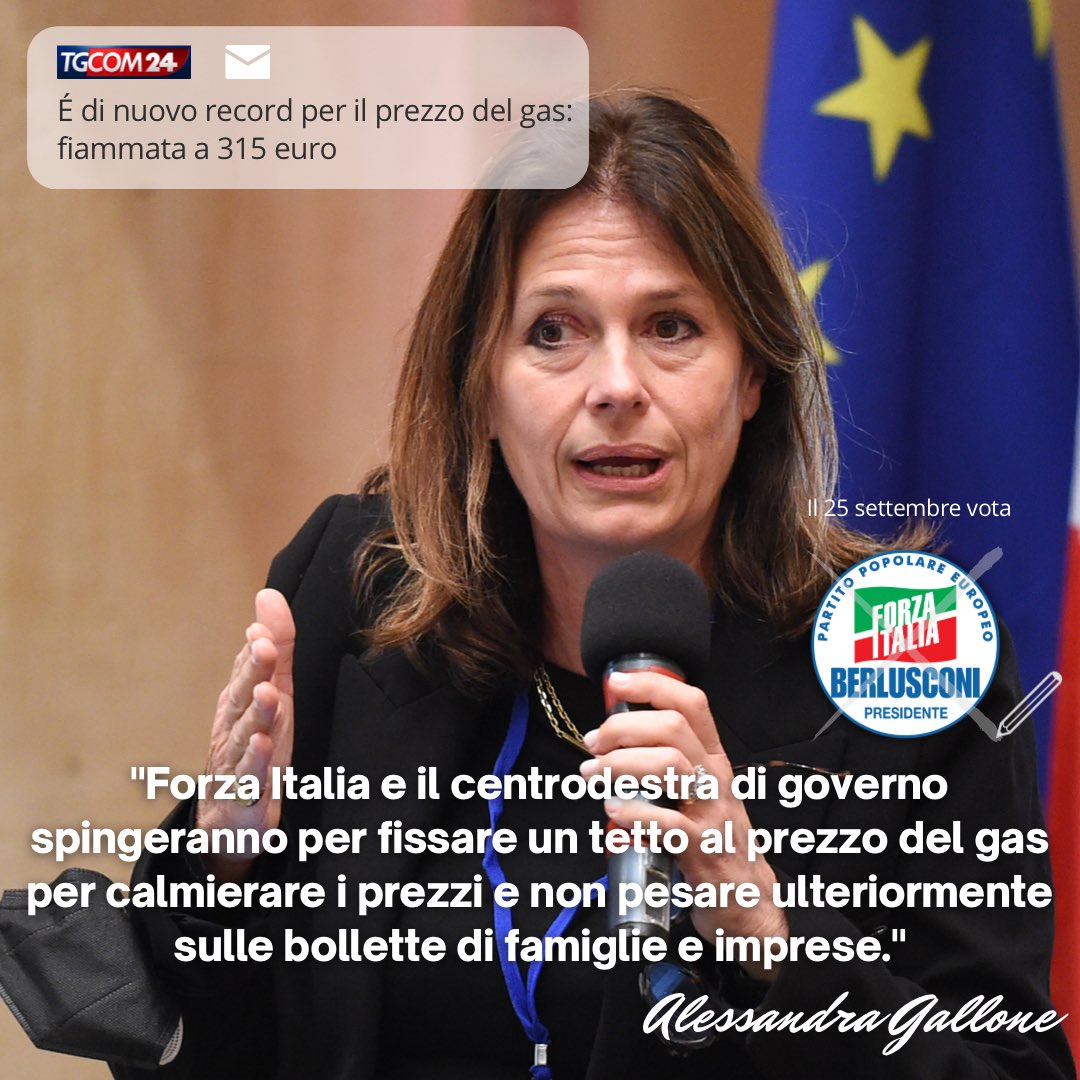 📰 La notizia di oggi dell’aumento record del prezzo del gas ci convince ancora di più che bisogna diversificare di più, per spendere meno. 

🔵 La nostra ricetta è tanto chiara quanto ampia: serve diversificare le fonti, investire su più fronti per contrastare il caro energia.