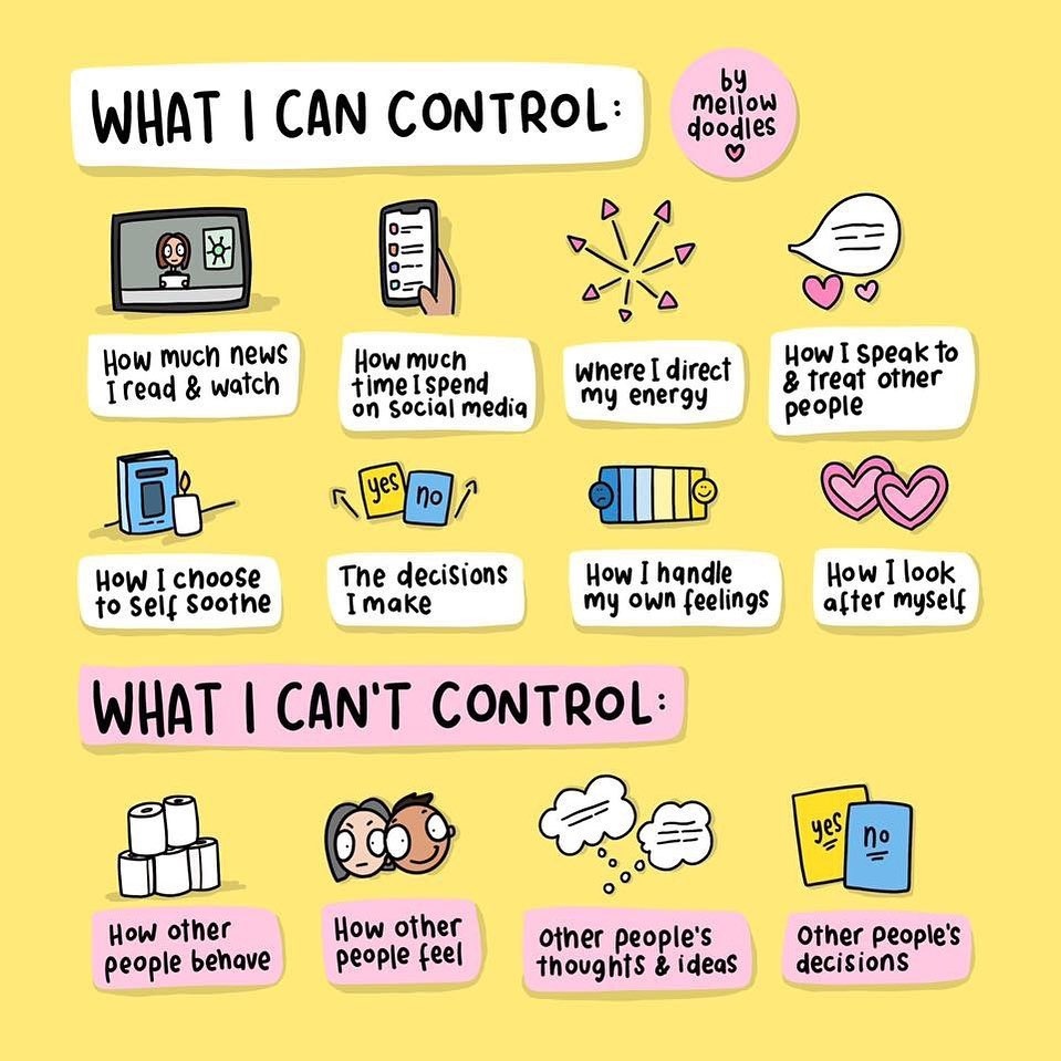 With all that's going on in the world, I thought this illustration from @mellow.doodles was particularly pertinent! Hope it helps you today 💖
