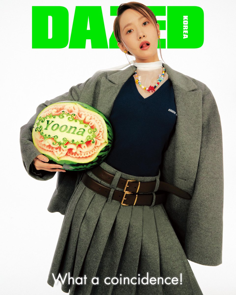 #YoonaLim in #MiuMiuFW22 on the cover of #DazedKorea.

Photographed by Jiyong Yoon.
Editor Yura Oh.
Styled by Boram Lee.

#MiuMiu
#MiuMiuEditorials