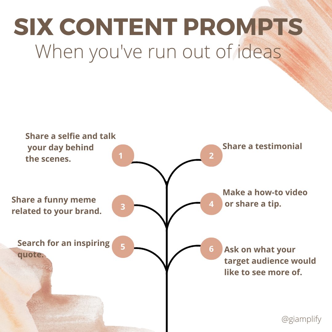 giamplify's tweet photo. Stuck on what to post next?
Then this is for you😊
#socialmediamanagement #pagermanager #socialmedia #contentcreation #captionwriting #contentcreation #socialmediamanager #pagehandler #socialmediamanagerinph #socialmediatips #socialmediatipsandtricks #socialmediaagencyinph https://t.co/EpJSerbP7m
