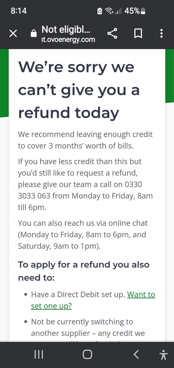 MariaPannell1's tweet photo. @MartinSLewis This is Theft! I want my money in MY account not thiers! @OVOEnergy https://t.co/swIjEtpLeR