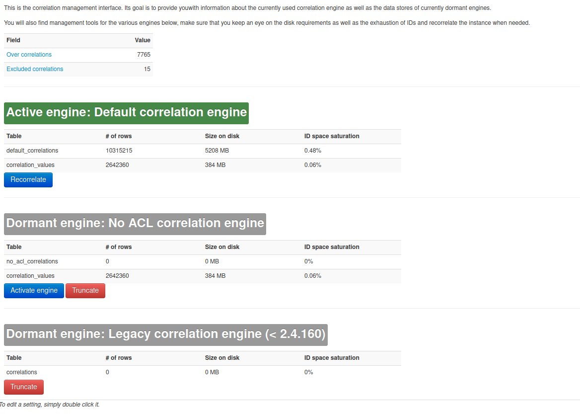 MISPProject's tweet photo. The new correlation engine in MISP 2.4.161 is a major improvement in performance, usability and flexibility. 

A threshold for over correlation can be set and you can select specific engine depending of your use-case.

You know what to do if you want the latest functionalities. https://t.co/B8fChnBnoo