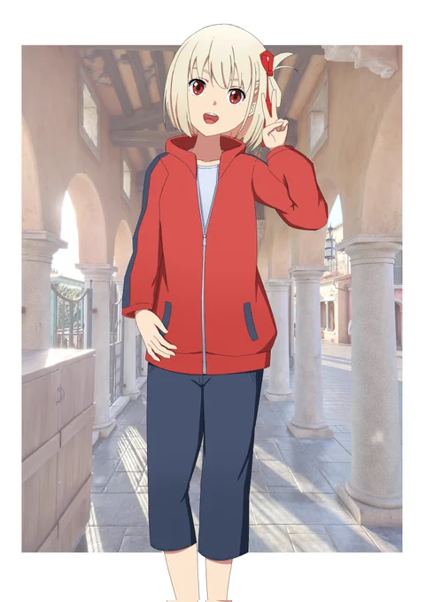 千束に適当に見つけてきた服着せてみた#リコリコ 