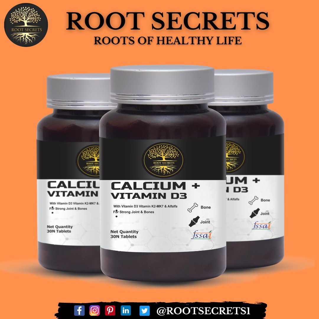 Rootsecrets1's tweet photo. BENEFITS OF CALCIUM + VITAMIN D3
1) Bone up on calcium to prevent osteoporosis.
2) Calcium will keep you slim and trim.
3) Kick PMS to the curb with calcium.
4) Calcium may combat cancer

Follow our Page @rootsecrets1

#calcium #healthybones #slim #vitraminD #bonedensity https://t.co/FBeUl7JoFF
