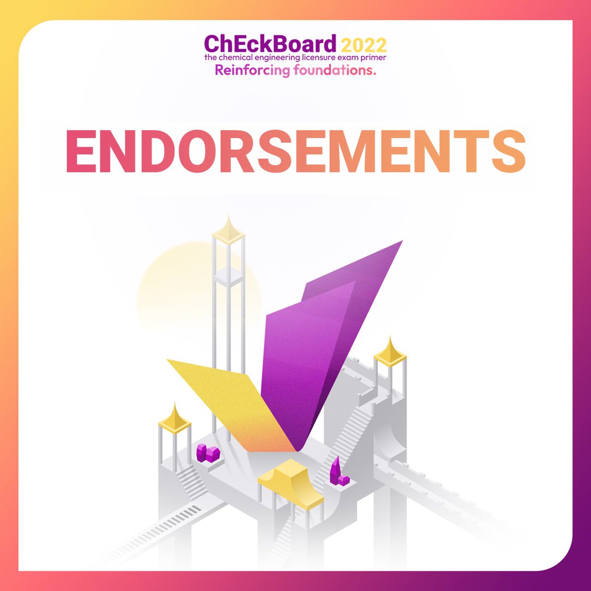 ChEckBoard2024's tweet photo. As ChEckBoard is just around the corner, we are delighted to present that ChEckBoard 2022: Reinforcing Foundations is ENDORSED by the institutions found in the image below:
#ChEckBoard2022
#ReinforcingFoundations https://t.co/e1i79delkE