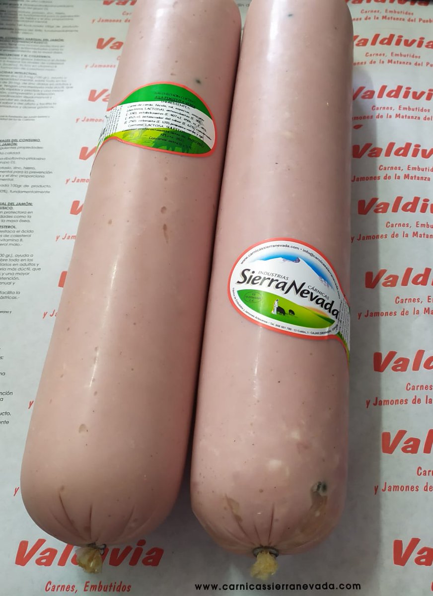 Os presentamos el salchichón cocido😍.

Si no lo has probado todavía te garantizo que al probarlo te sorprenderá para bien por su exquisito sabor 🥰, y no vas a parar de comprarlo una y otra vez 😁😉.

También disponemos de una versión mini😋. 

☎️ Contáctenos al 958 501 780.