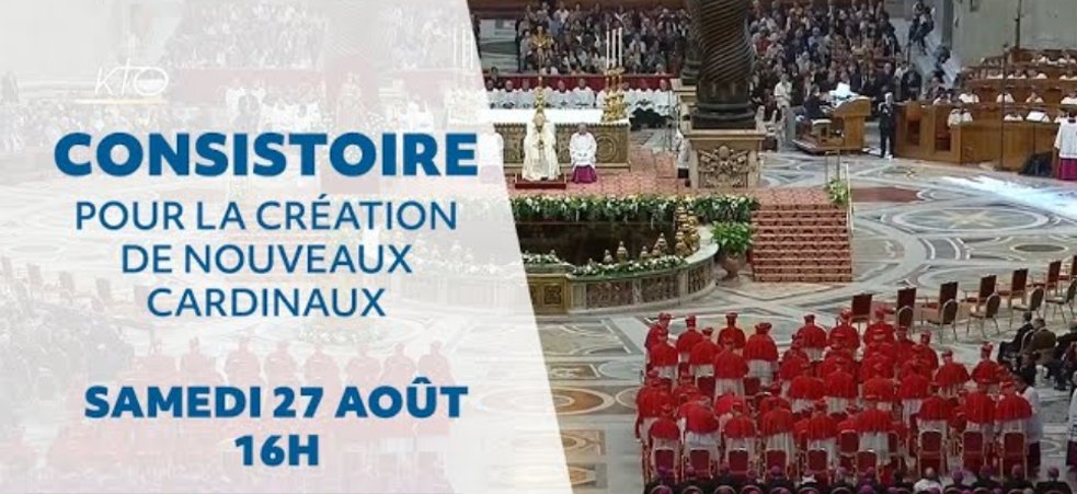 Mgr Aveline, archevêque de Marseille, sera créé cardinal demain à 16h à Rome. Suivez la célébration en direct sur KTO. ktotv.com/video/00415565…