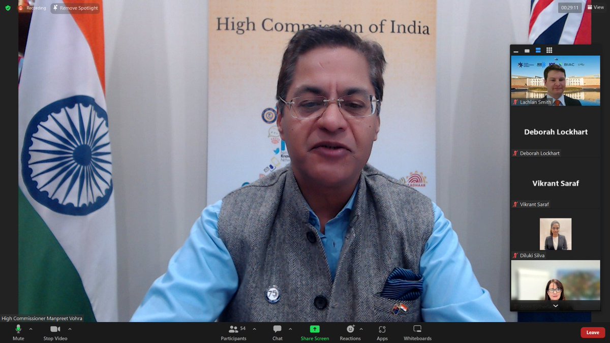 HCICanberra's tweet photo. High Commissioner @VohraManpreet addressed the official opening of Asia-Pacific Commercial Mediation Competition today.
#APCMC @MEAIndia @IndianDiplomacy @cgisydney @cgimelbourne @CGIPerth
@ICCAustraliawbo @ICCMediation @ACCINews https://t.co/t4b3DResHR