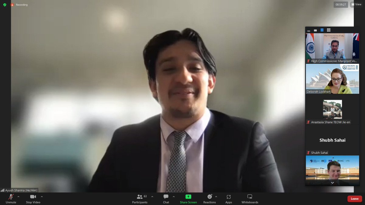 HCICanberra's tweet photo. High Commissioner @VohraManpreet addressed the official opening of Asia-Pacific Commercial Mediation Competition today.
#APCMC @MEAIndia @IndianDiplomacy @cgisydney @cgimelbourne @CGIPerth
@ICCAustraliawbo @ICCMediation @ACCINews https://t.co/t4b3DResHR