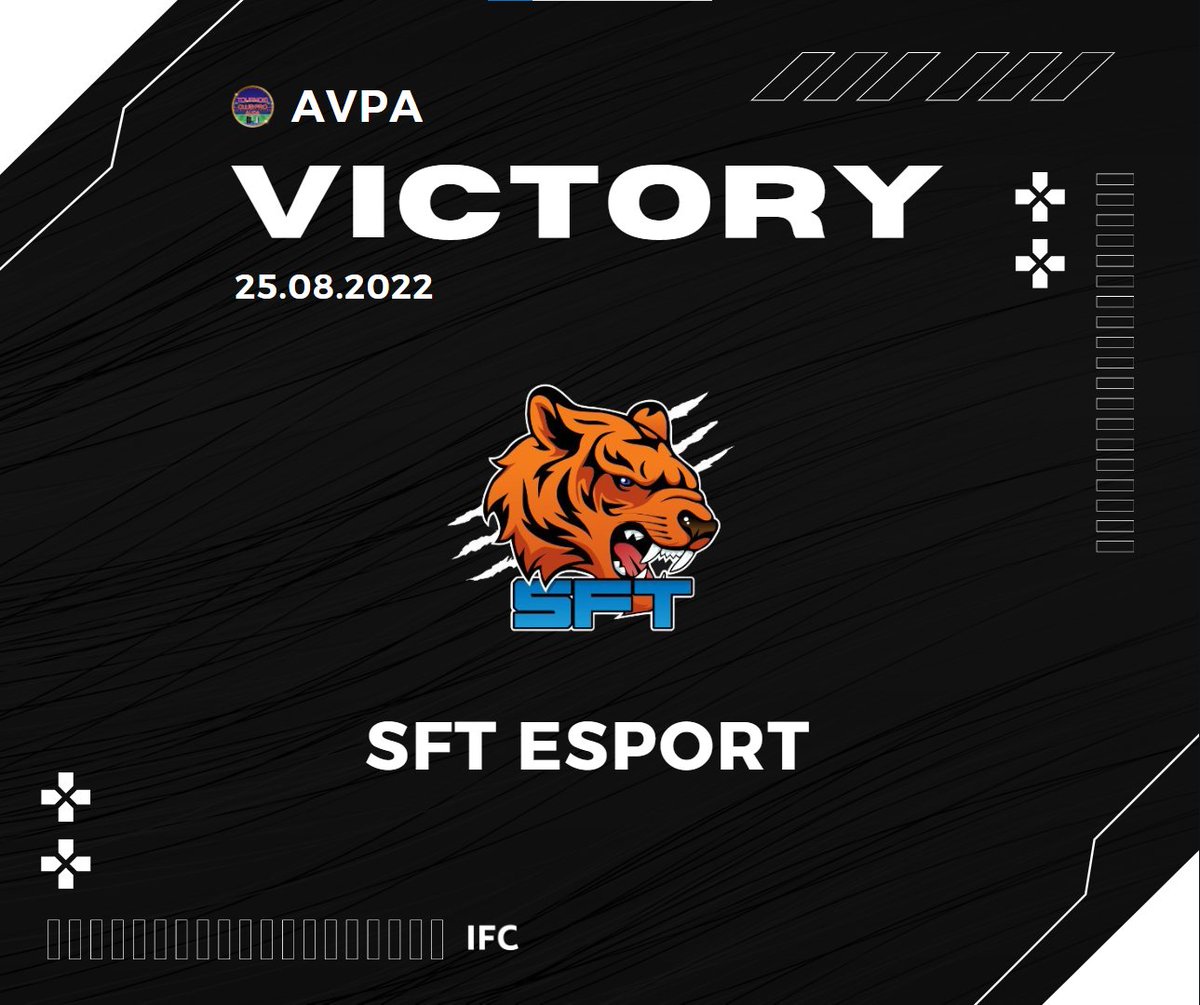 THE IFC 🇫🇷 (@ifc_actus) on Twitter photo 🔥 Bravo à <a href="/SFT_Esport/">SFT Esport 🎮</a> qui a triomphé hier soir en @AVPAFR !
💪@SKESPORT11 et <a href="/TigerhawkEsport/">TIGERHAWK Esport</a> complètent ce podium. 🔥 Bravo à <a href="/SFT_Esport/">SFT Esport 🎮</a> qui a triomphé hier soir en @AVPAFR !
💪@SKESPORT11 et <a href="/TigerhawkEsport/">TIGERHAWK Esport</a> complètent ce podium.