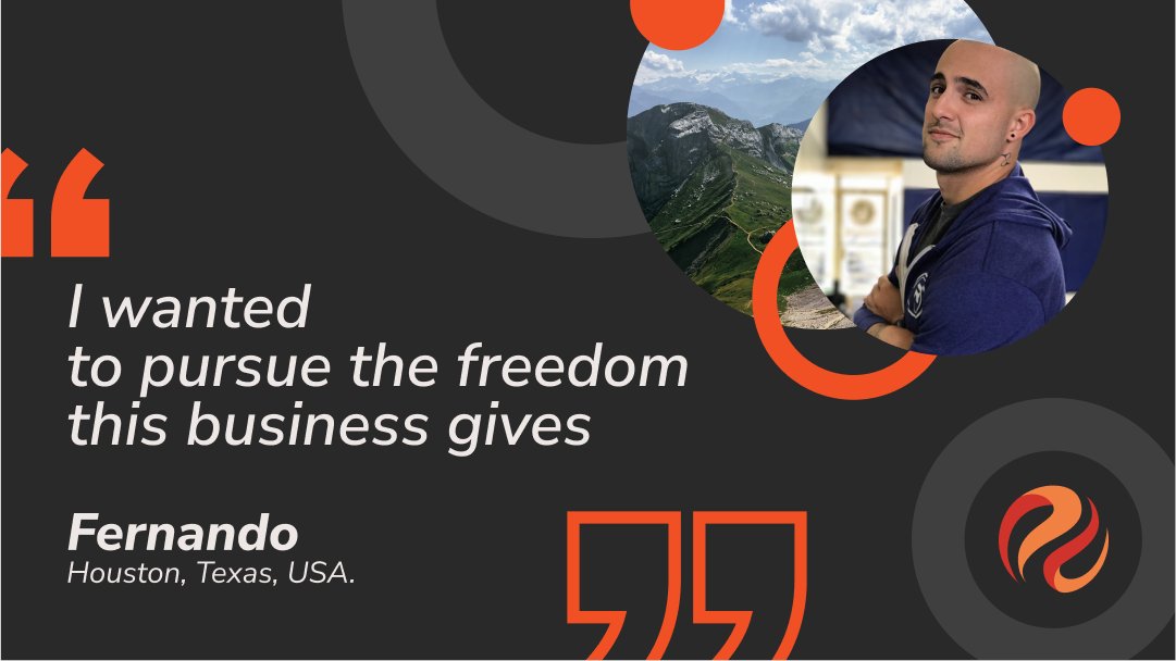 SunshineGroupUS's tweet photo. "For me, the idea of being able to work from anywhere, just from my laptop sounds too good to be true, and it’s inspiring to know it’s possible." — Fernando, our client from Houston, Texas. https://t.co/dmUgGj7nR8 https://t.co/ykEvohsPpz