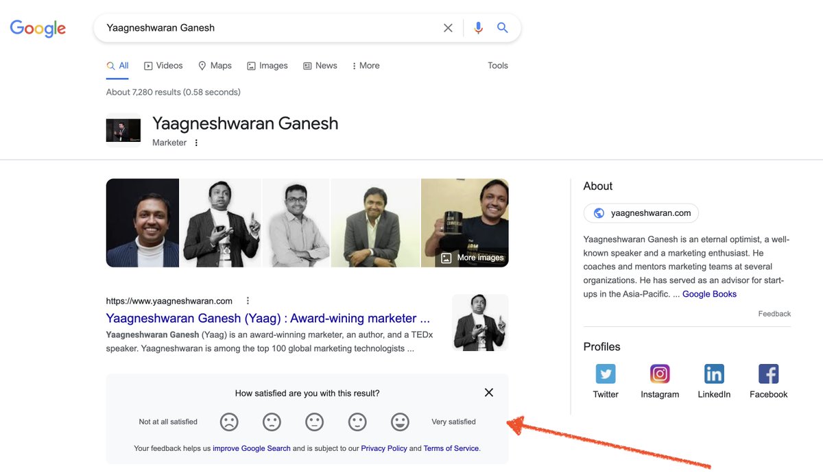 jasonmbarnard's tweet image. This is fun.
feedback from users.
Something to do with the #helpfulcontentupdate...
Checking they got it right :)

Special mention for
@Yaagneshwaran 
I clicked on smiley face :)