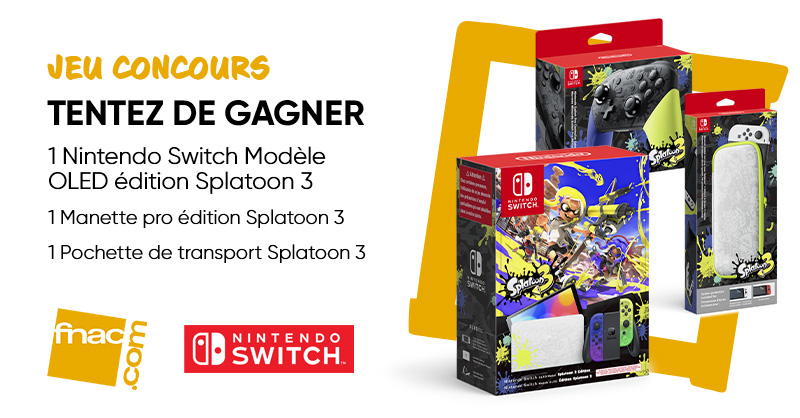 Pochette de transport pour Nintendo Switch OLED - Splatoon3