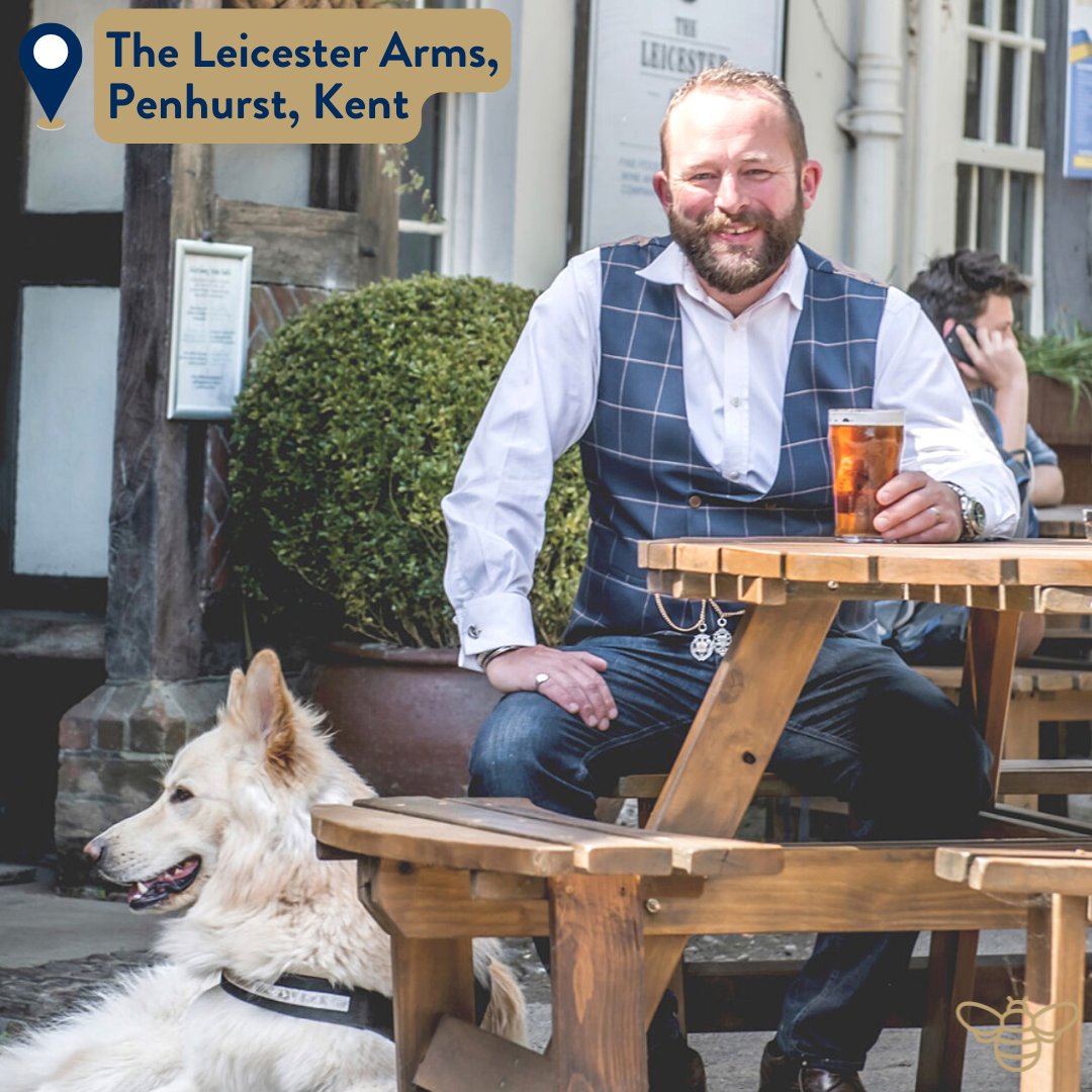 It's #InternationalDogDay and we're celebrating The Leicester Arms who has made it to the final of the Great British Pub Awards in the best dog friendly pub category! 🐾

They have dog bowls dotted around the pub, dog food available, and even pawsecco! 🐶